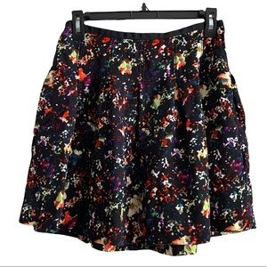 Gap Multicolored Pleated Skirt Size 02
